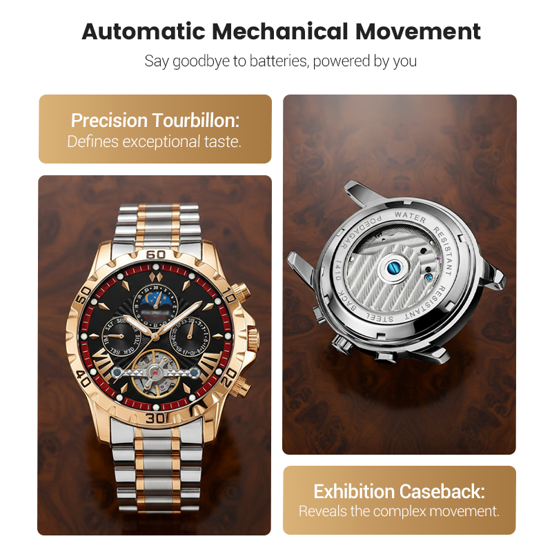 Monarch Timepiece Automatic Mechanical Watches